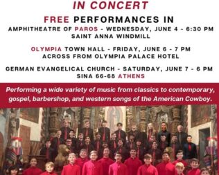 Tucson Arizona Boys Chorus στην Γερμανική Εκκλησία