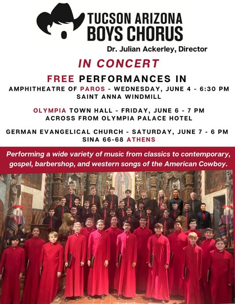 Tucson Arizona Boys Chorus στην Γερμανική Εκκλησία
