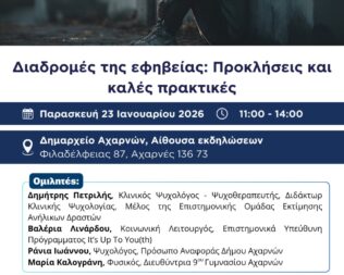 Διαδρομές της εφηβείας στις Αχαρνές