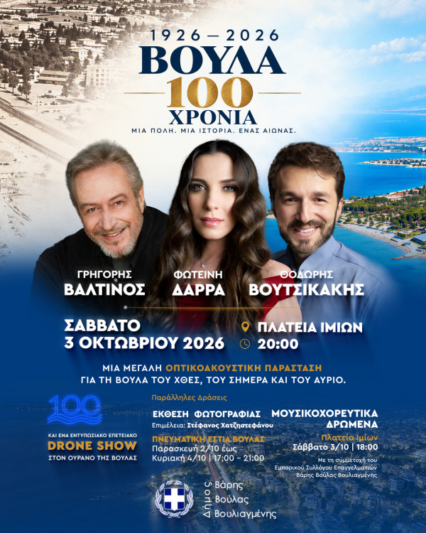 Βούλα 1926–2026